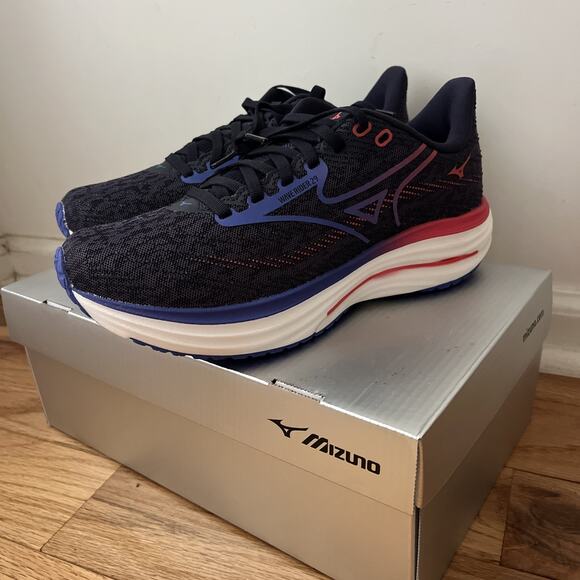 Mizuno Women's WAVE RIDER 29 Running Shoe Odyssey Grey- Size 9 J1GD250321 - Picture 2 of 8